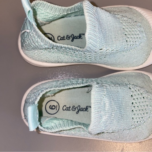 Cat & Jack Girl's Water Shoes Mesh Green Size 6 - Picture 7 of 13